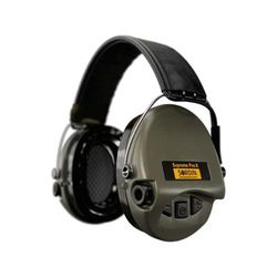 Sordin Supreme PRO-X LED Headset Leather Headband Green Cups 510599