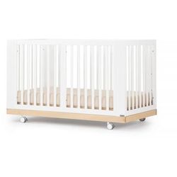 dadada Spirit 8-in-1 Convertible Crib - White / Natural