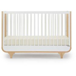 dadada Jolly 3-in-1 Convertible Crib - White / Natural