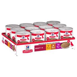 12x370g Chicken Turkey Beef Adult Science Plan Hill's Wet Dog Food