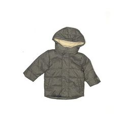 Baby Gap Coat: Gray Solid Jackets & Outerwear - Size 12-18 Month