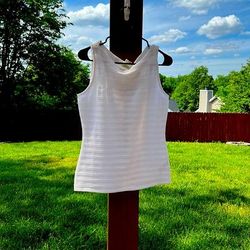 Anthropologie Tops | Nice White Blouse Size Medium | Color: White | Size: M