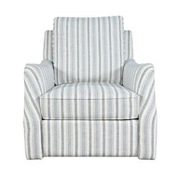 Kennedy Carter Contemporary Upholstered Pattern Swivel Accent Chair - Jofran CARTER-SW-BSTRP