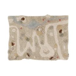 Tappeto lavabile in cotone marrone 120x160