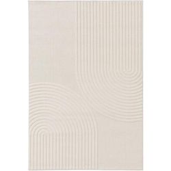 Tappeto per interno ed esterno crema 120x170