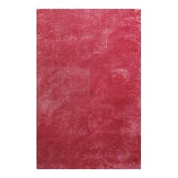 Tappeto a pelo lungo, morbido e soffice, rosa 110x170