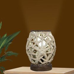 10" Cream Resin Uplight by Martin Richard in Cream
