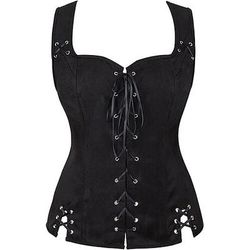 Retrò Vintage Medievale Rinascimento Corsetto Pirata Vichingo Elfico Costume Per donna Celtico Costumi da pirata Fantasia Halloween Carnevale Mascherata Casual Quotidiano LARP Fiera Rinascimentale