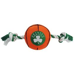 NBA Boston Celtics Nylon Basketball Rope Dog Toy, Medium, Multi-Color