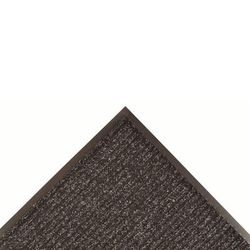 NoTrax 109R0072CH Brush Step Entrance Scraper Floor Mat, 6' x 60', 3/8" Thick, Charcoal, Gray