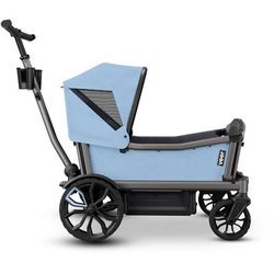 Veer Cruiser City (2 Seater) Stroller Wagon + Sidewall Kit + Canopy Bundle - Blue Beryl