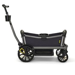 Veer Cruiser City XL (4 Seater) Stroller Wagon + Sidewall Kit + Canopy Bundle - Rose Quartz