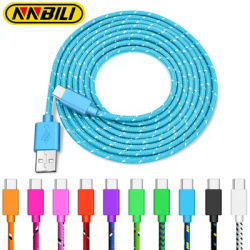 NNBILI USB Type C Cable Fast Charging USb C Cables Type-c Data Cord Charger Cable For Samsung Huawei