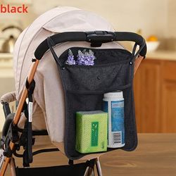 TEMU 1pc Plain Color Stroller Storage Bag, Portable Stroller Organizer, Multifunctional Stroller Bag