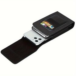 TEMU 1 Case 2 Phones, Dual Phone Holster Pouch With Belt Clip, For Iphone 13 Pro Pro Max G22 30 Pro Note 20 Ultra Note 10+ S22 Ultra