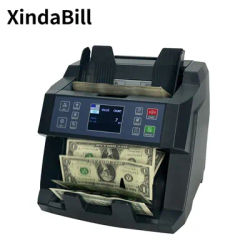 KT-5800 Vertical Money Counting Machine USD/EUR/MYR/IQD/PKR/LYD/ARS Fake Bill Bank Notes Detectors