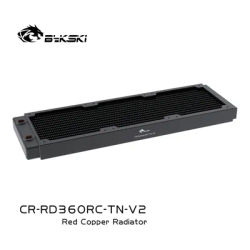 Bykski G1/4" 30MM Thick Full Copper PC Cooling Radiator Cooler Heat Exchanger Support 12cm Fan Heatsink 360mm CR-RD360RC-Tn-V2