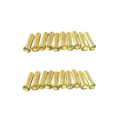 5/10/20 Pcs Gold Plated 5.0mm 18mm Round Bullet Low Profile Male Female Connector Plug for RC Lipo Batteries Charger Motor ESC