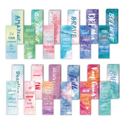 12 Pcs Inspirational Bookmarks for Women Men, 12 Styles Encouraging Bookmarks for Students, Positive Bookmarks .