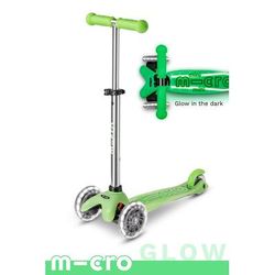 Micro Kickboard Micro Mini Glow Plus LED Scooter (2-5 years) - Icy Lime