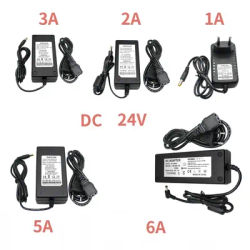 DC 24V Switching Power Supply 1A 2A 3A 5A 6A 8A 10A Source 220V To 24V Adapter Power 220V To 24 Volt Universal Charger