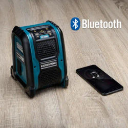 Amplificateur de haut-parleur Bluetooth pour Dewalt, Makita, Bosch, Milwaukee, lecteur MP3, batterie