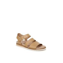 Women's Island Glow Sandal by Dr. Scholl's in Tan Faux Leather (Size 6 M)