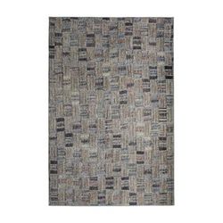 Tappeto extra morbido con motivo intarsiato grigio 160x230