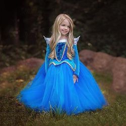 Settimana del libro 2026 Regina delle nevi Cenerentola Principessa aurora Vestito Abito da damigella Sottoveste a-linea Abito da vacanza for Ragazze Bambini Natale Mascherata Settimana del libro