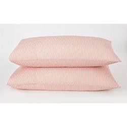 Mix and Match Pillowcase by BrylaneHome in Pink Stripe (Size STAND)