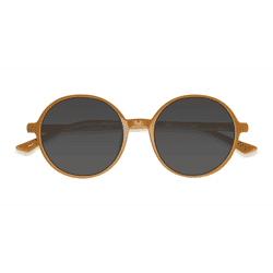 Unisex s round Brown Plastic Prescription sunglasses - Eyebuydirect s Dayglow