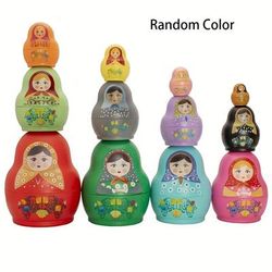 TEMU 12 Layers Of Russian Nesting Dolls Colorful Toys, Stacking Toys