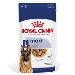10x140g Maxi Adult in Gravy Royal Canin Wet Dog Food