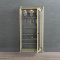 Etienne Jewelry Storage Mirror with Lock - French Patina - Frontgate