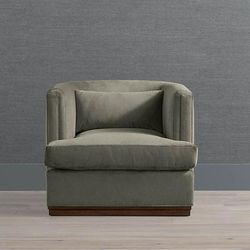 Esme Lounge Chair - Mink Velvet - Frontgate