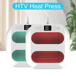 Heat Press Machine 9X9inch Heating Transfer Iron Easy Press Fast Heat Up for Sublimation HTV Vinyl