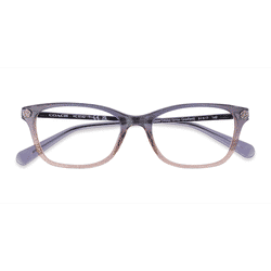 Female s horn Purple Glitter Gradient Acetate Prescription eyeglasses - Eyebuydirect s Coach HC6142
