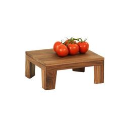 Cal-Mil 23601-6-78 Rectangular Display Tray - 10" x 12" x 6", Walnut, Brown