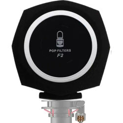 G-MARK F2 Microphone Wind Shield Pop Filter Isolation Ball Acoustic For Record Studios Mic Sound-Absorbing Foam Five-sided Seal