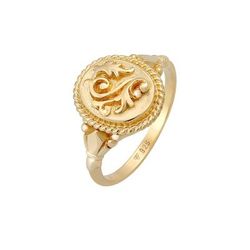 Elli - Vintage Ornament Chunky Trend Blogger Trend in 925 Sterling Silver Anelli 1 pieces female