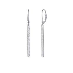 Elli - Orecchini pendenti a barretta in Argento Sterling 925 look Geo antico vintage 1 pieces female