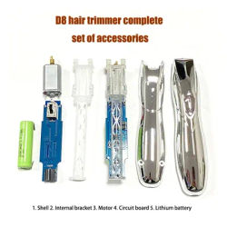 Professional Hair Clipper Andis D8 Trimmer 7200rpm Motor Battery Blade Head Motherboard Case Trimmer Full Set of Accessories