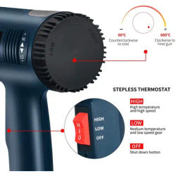 2000W Hot Air Gun Professional Electric Adjustable Temperature-controlled Building Hair dryer Soldering Tools Heat gun for car