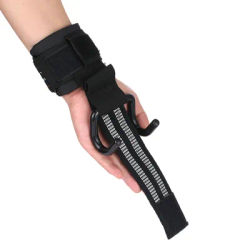 Weight Lifting Hooks Straps Pull-ups Power Lifting Grips Fitness Workout Hooks Straps Powerlifting Pull-Up Support For Fitness