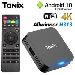 Tanix TX1 AllwinnerH313 Android10 Smart Home Theater TV Box 4K HDR 2.4G Wifi 2GB16GB Youtube Smart Mini Media Player Set Top Box
