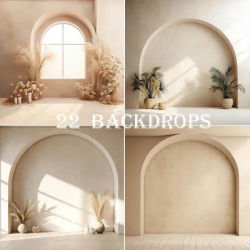 Mehofond Photography Background Romantic Wide Arch Wall Adult Birthday Wedding Maternity Art Portrait Decor Backdrop Photo Studi