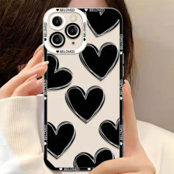 Love Heart Case For Samsung A54 A53 A55 A52 5G A33 A34 A32 A21S A51 A13 A12 A31 A25 A14 Cover S24