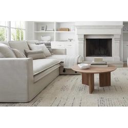 Viggo 14"L x 22"W Cottage Cotton Peach/Black Throw Pillow - Boutique Rugs