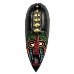African mask, 'Akan Authority'
