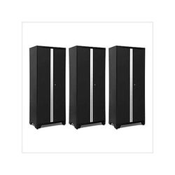 NewAge Garage Cabinets 3 x BOLD Series Black Lockers